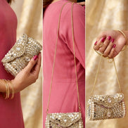Regal Kundan & Pearl Minaudière