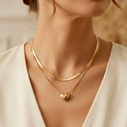 Heartzilla Dual Chain Necklace