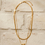 Heartzilla Dual Chain Necklace