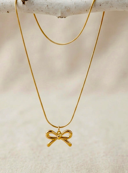 Bow Pendant Chain