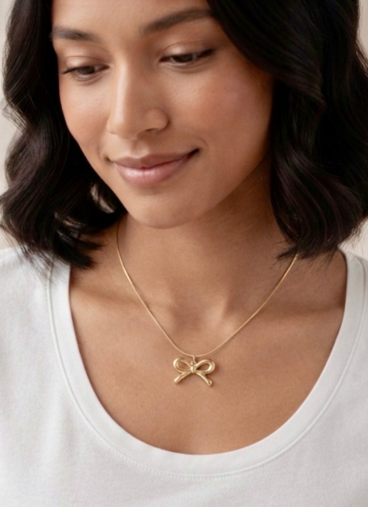Bow Pendant Chain