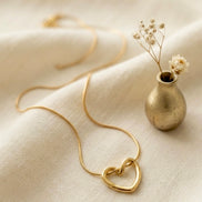 Heart Knot Pendant Chain