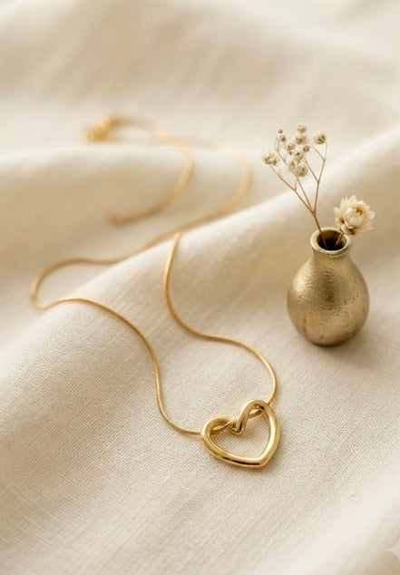 Heart Knot Pendant Chain