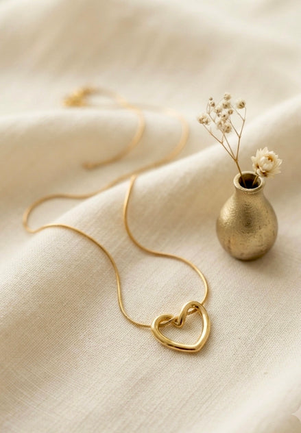 Heart Knot Pendant Chain