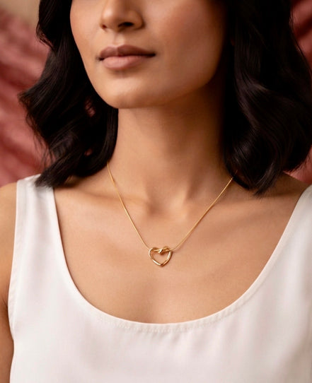 Heart Knot Pendant Chain