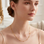 Dainty Gold Satellite Chain
