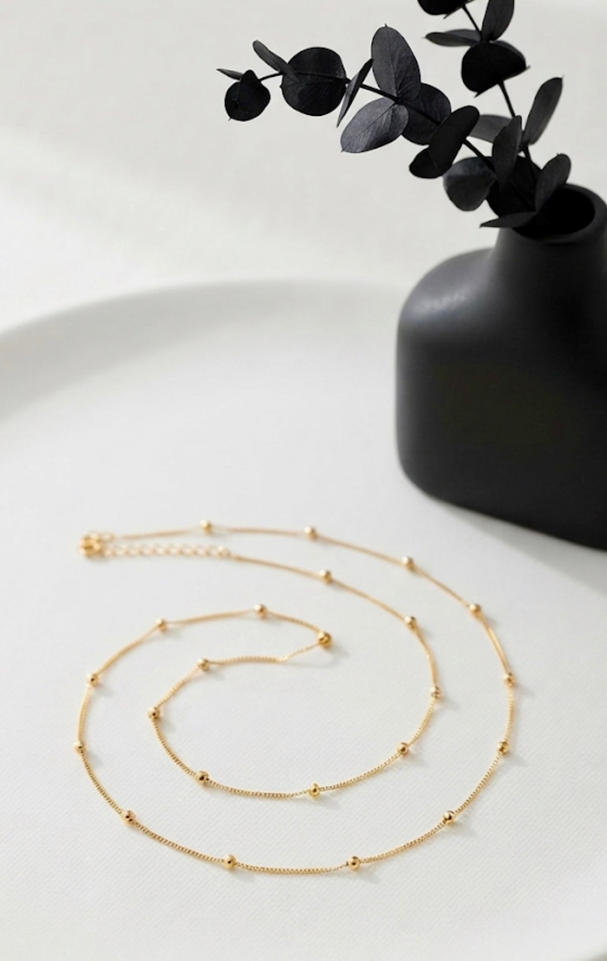 Dainty Gold Satellite Chain