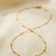 Dainty Gold Satellite Chain