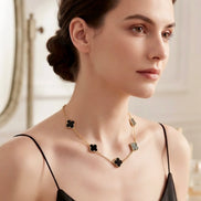 Guilloché Clover Antitarnish Necklace