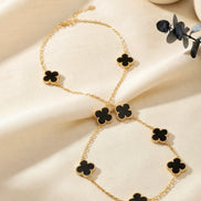 Guilloché Clover Antitarnish Necklace