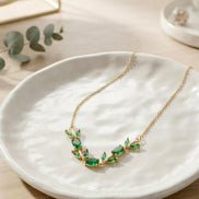 Emerald Tulip Vine Chain