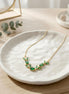 Emerald Tulip Vine Chain