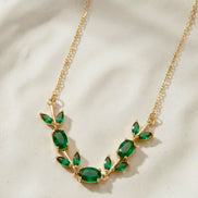 Emerald Tulip Vine Chain