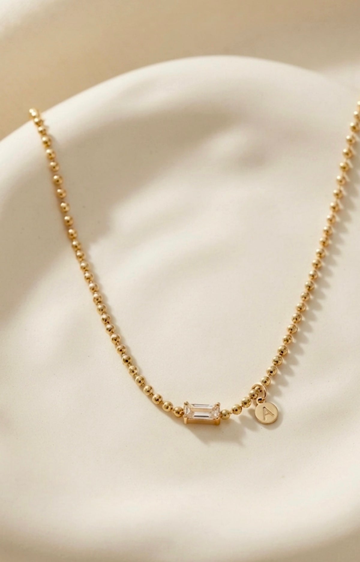Crystal Station Satellite Necklace