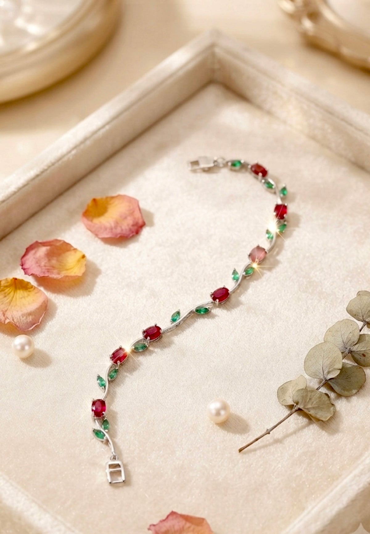 Colored Gemstones Bracelet