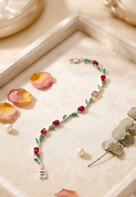 Colored Gemstones Bracelet