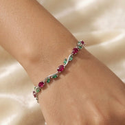 Colored Gemstones Bracelet