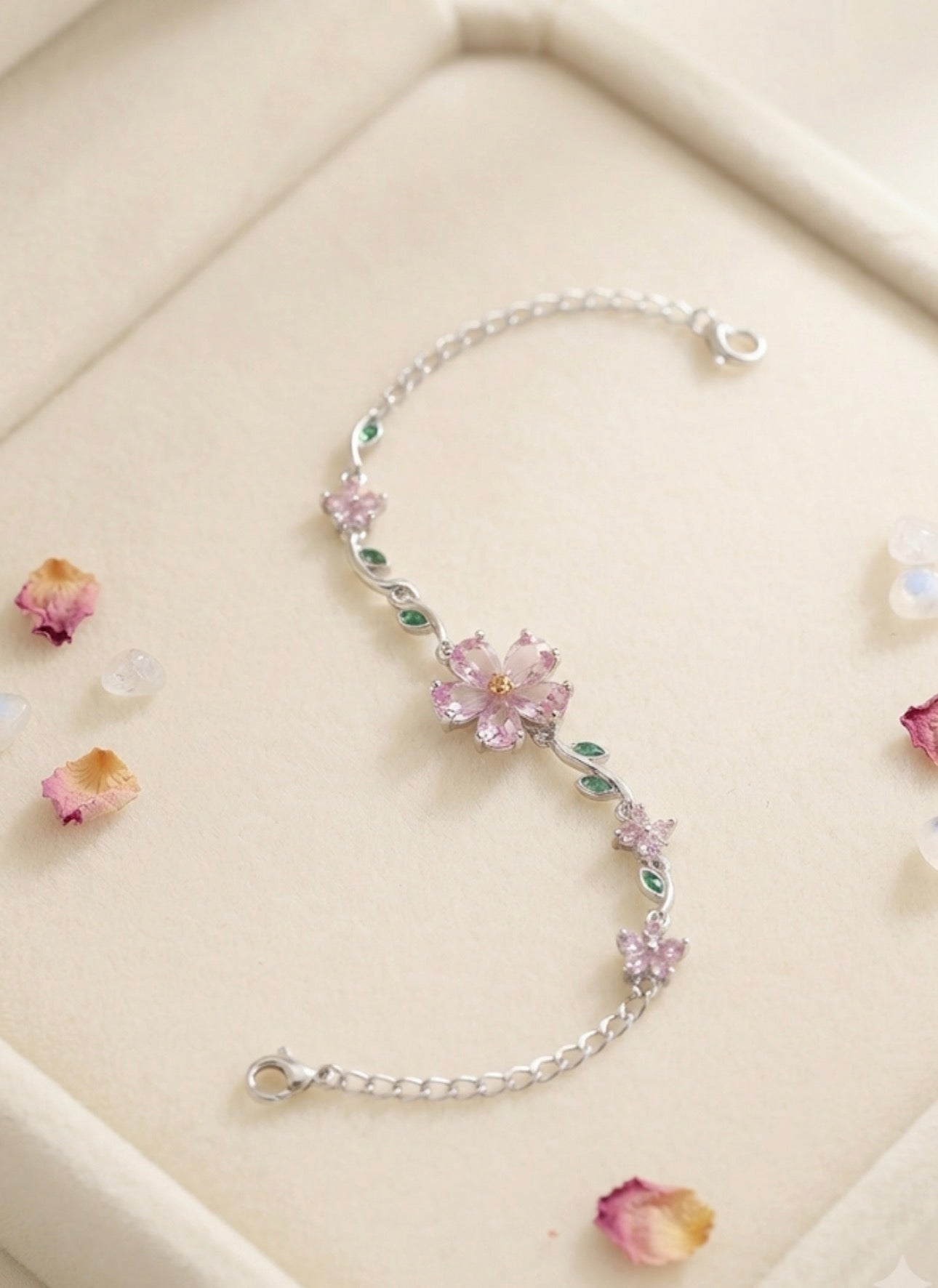 Pink Crystal Bracelet