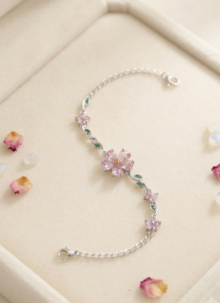 Pink Crystal Bracelet