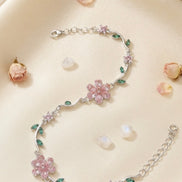 Pink Crystal Bracelet