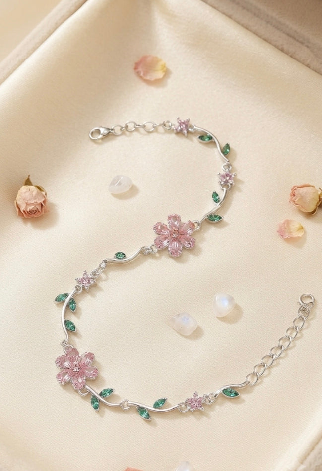 Pink Crystal Bracelet