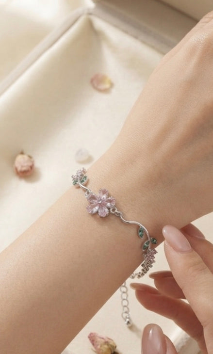 Pink Crystal Bracelet
