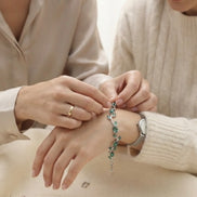 Emerald Tulip Tennis Bracelet