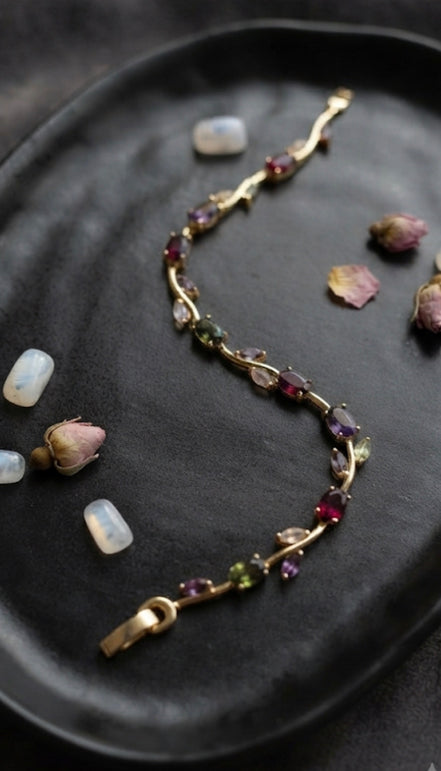 Coloured Vine Tulip Bracelet