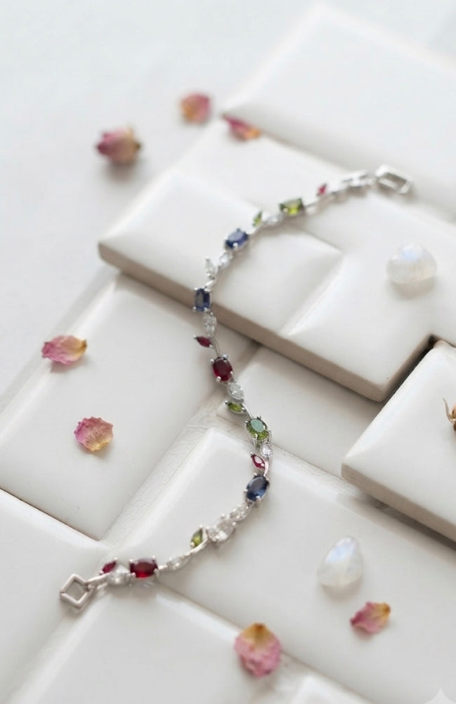 Aura Tulip Vine Tennis Bracelet