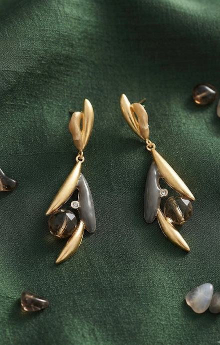 Korean Leaf Dual Shade Dangle