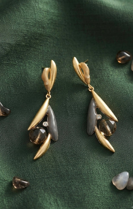 Korean Leaf Dual Shade Dangle