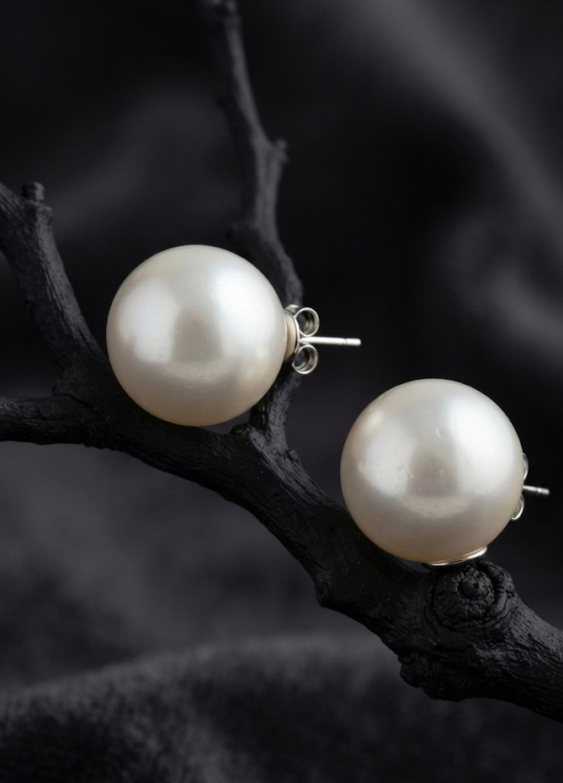Classic Freshwater Big Pearl Stud Earrings
