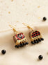 Handcrafted Palki Meenakari Jhumka Earrings