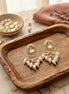 Kundan Pearl Drop Earrings