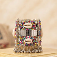 Multi Kaudi Oxidised Broad Openable Kada