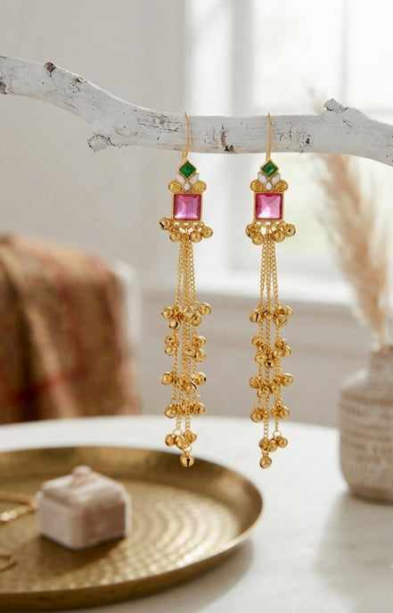Ghungroo Dangler Kashmiri Earrings