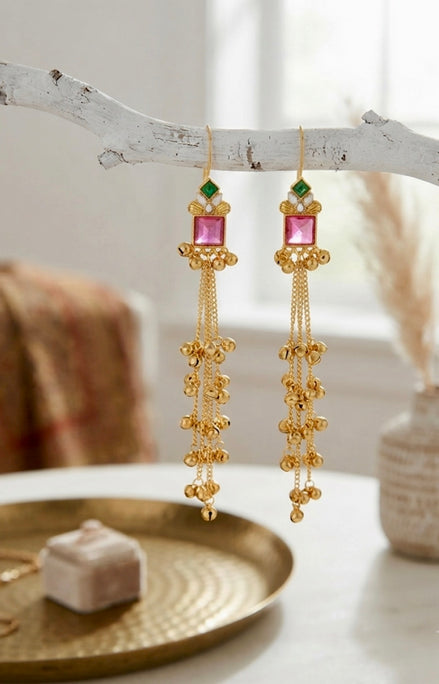 Ghungroo Dangler Kashmiri Earrings