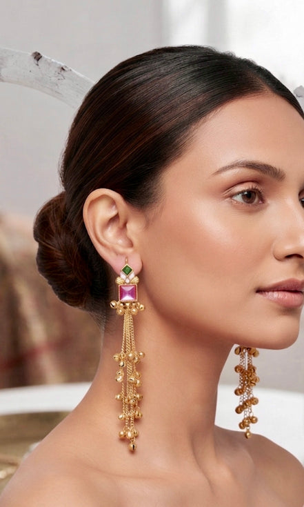 Ghungroo Dangler Kashmiri Earrings