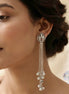 Long Chain Dangler Earrings with Ghungroo Bells