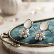 Mother-of-Pearl Stud Earrings