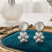 Mother-of-Pearl Stud Earrings