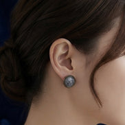 Vintage Pink Pearl Stud Earrings