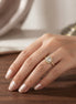 Cushion-Cut Diamond Halo Ring