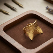 Textured Saddle Ring
