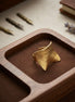 Textured Saddle Ring