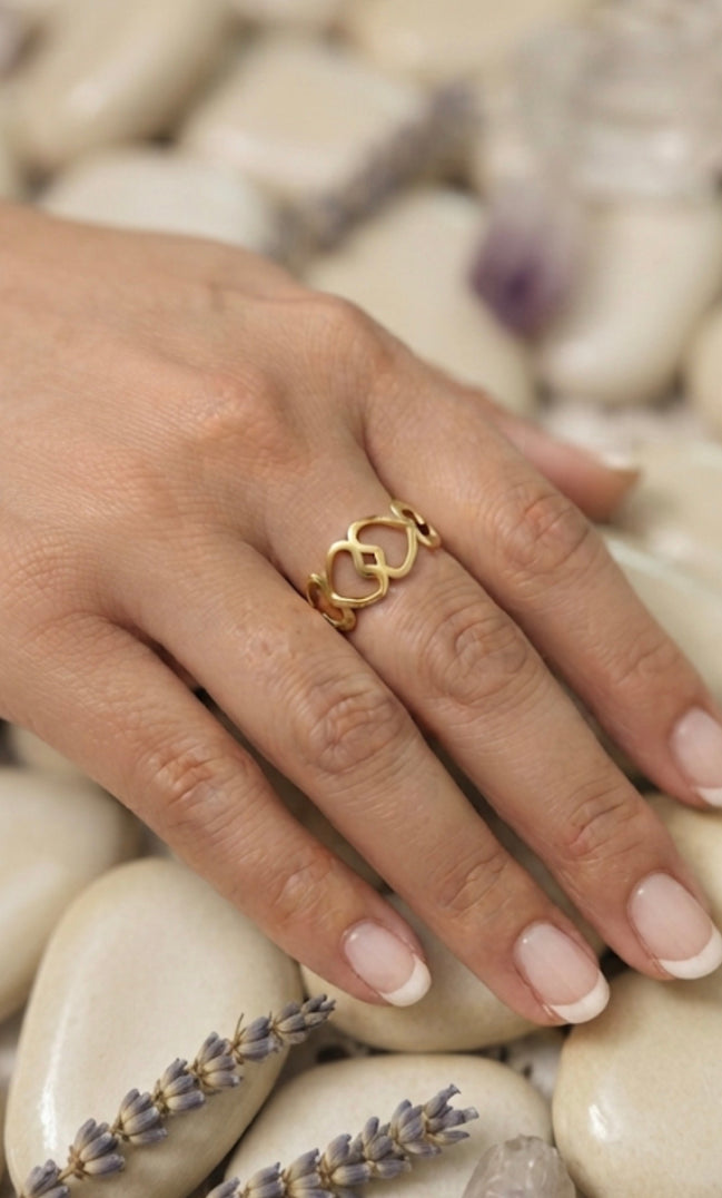 Antitarnish Heart Ring