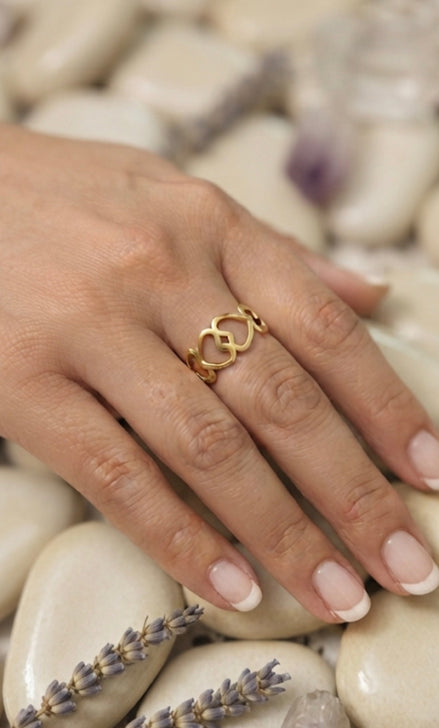 Antitarnish Heart Ring