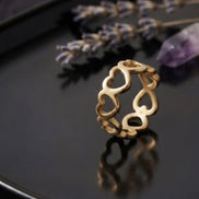 Antitarnish Heart Ring