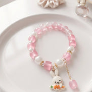 Cute Bunny Charm Bracelet