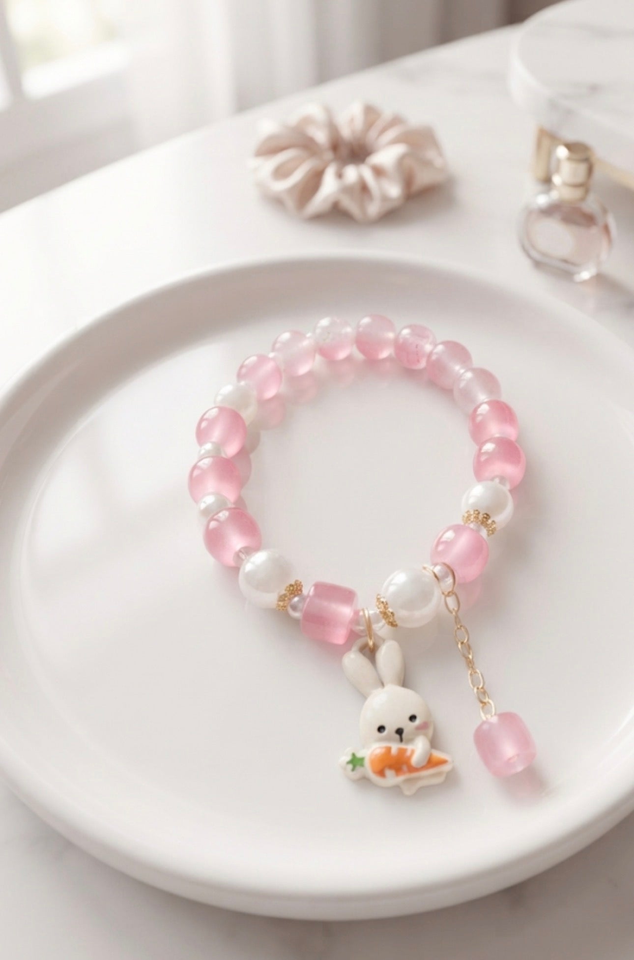 Cute Bunny Charm Bracelet